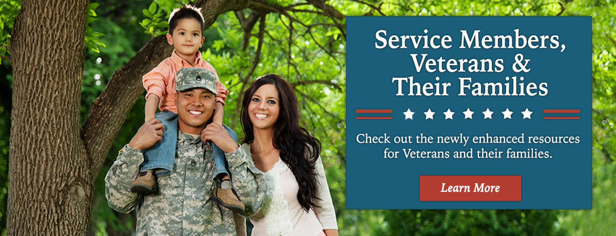 Newly enhanced resources for Veterans and their Families