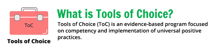 Tools of Choice logo and text explaining what it is