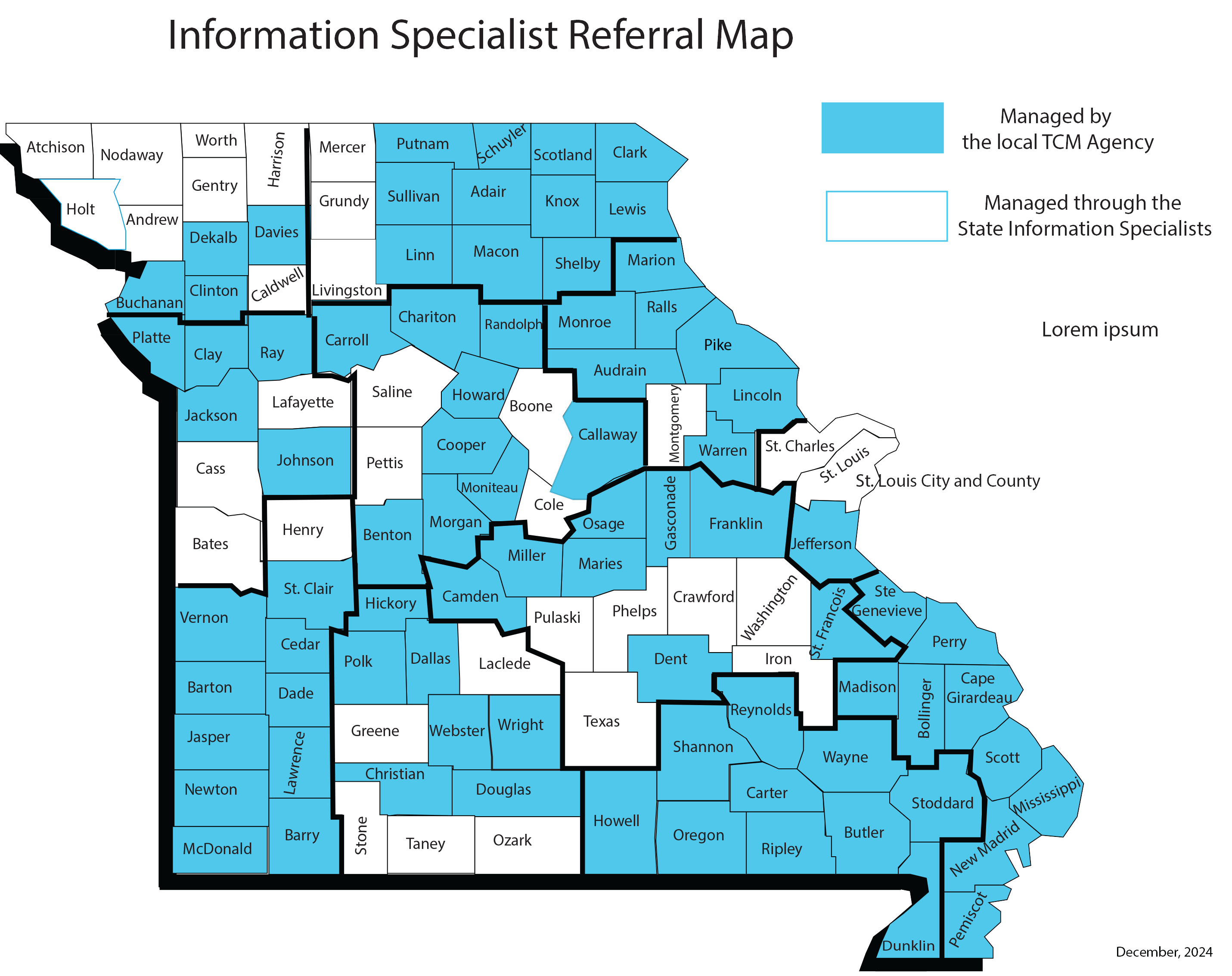 Information Specialist Referral Map
